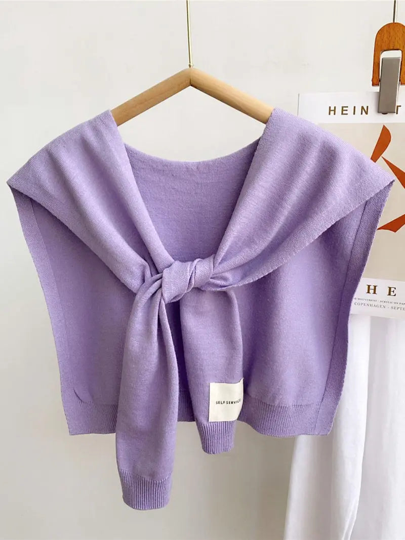 🌸🌸Women Solid Color Knit Shawl