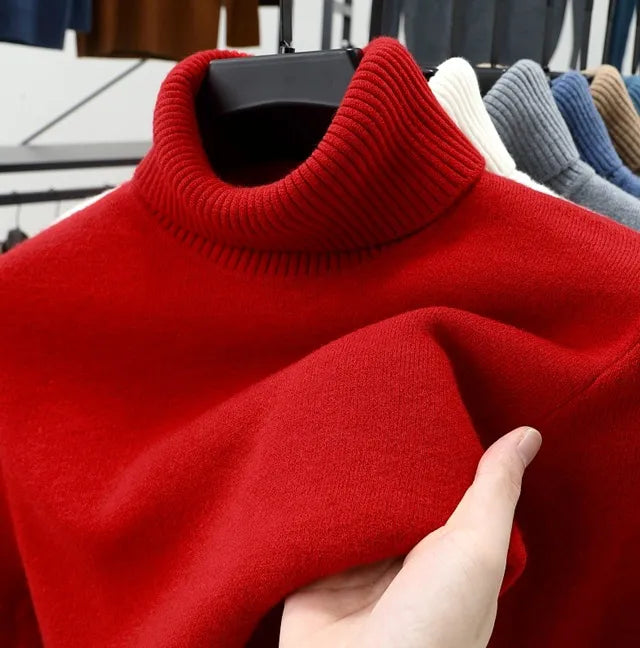 ππ LAST DAY SAVE 50% π₯ Men's Pullover Turtleneck Cashmere Sweater