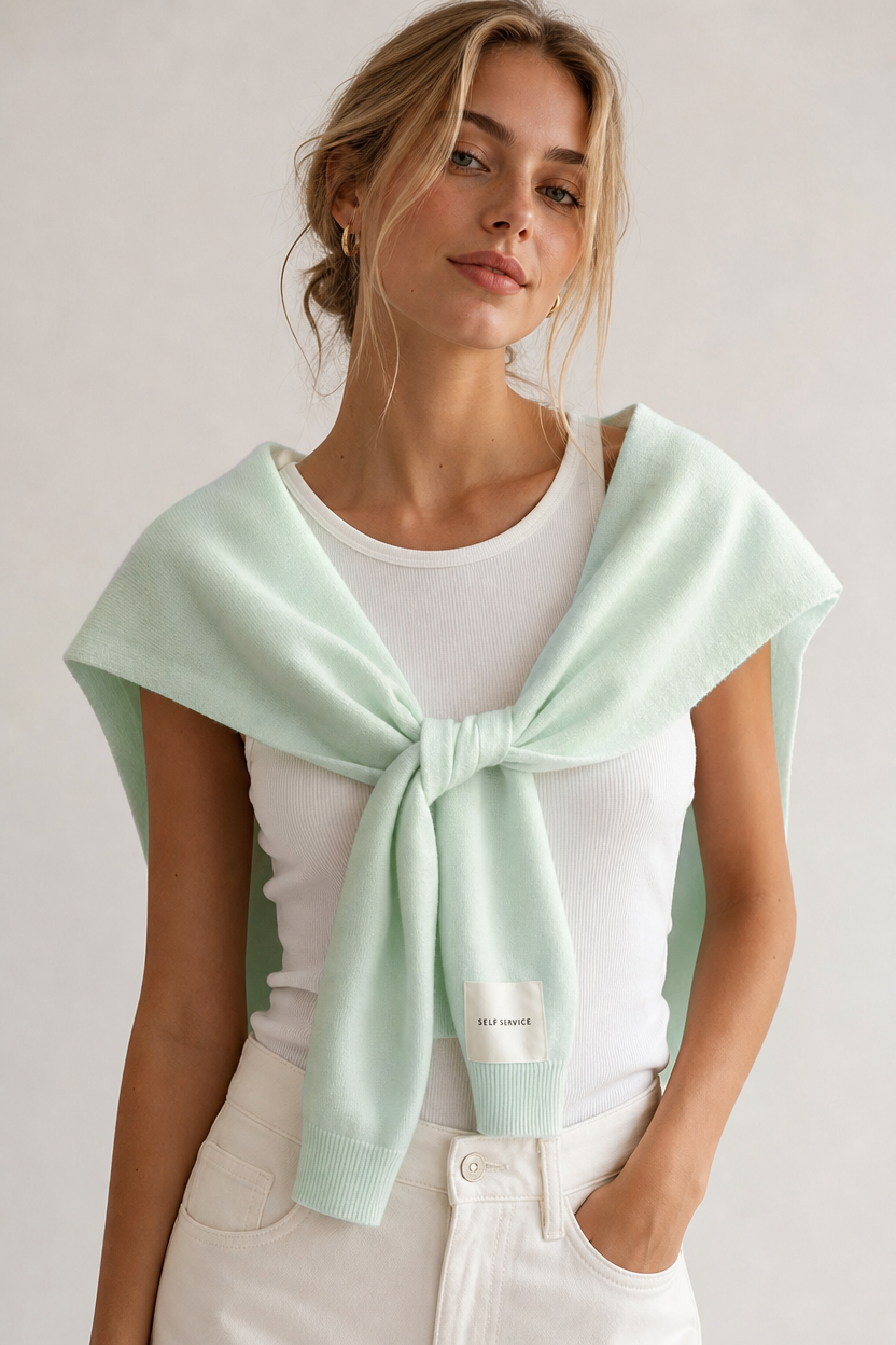 🌸🌸Women Solid Color Knit Shawl