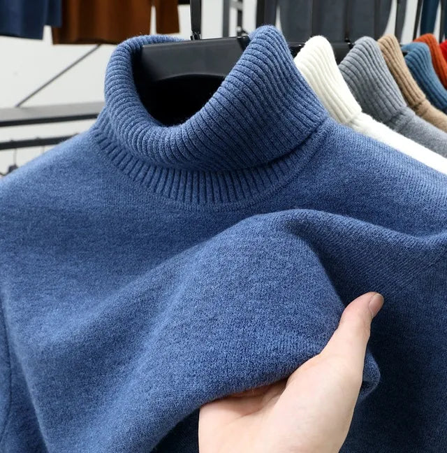 ππ LAST DAY SAVE 50% π₯ Men's Pullover Turtleneck Cashmere Sweater