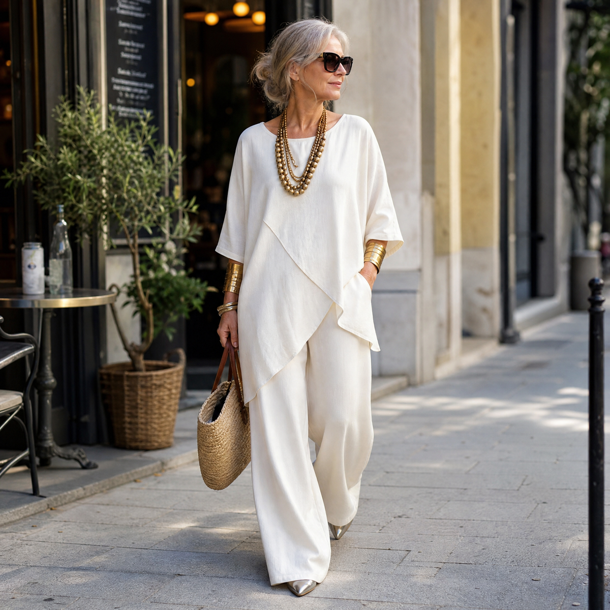 π₯ FINAL HOURS β Women's Chic Asymmetric Two-Piece Set | Effortless Everyday Style