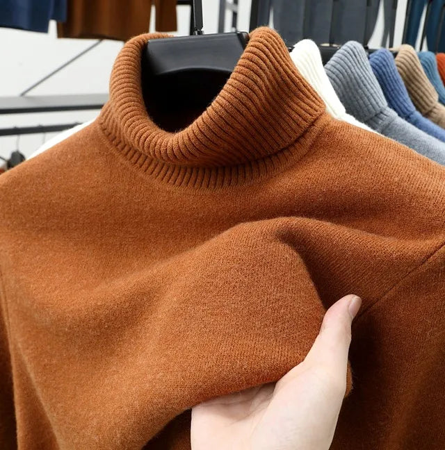 ππ LAST DAY SAVE 50% π₯ Men's Pullover Turtleneck Cashmere Sweater
