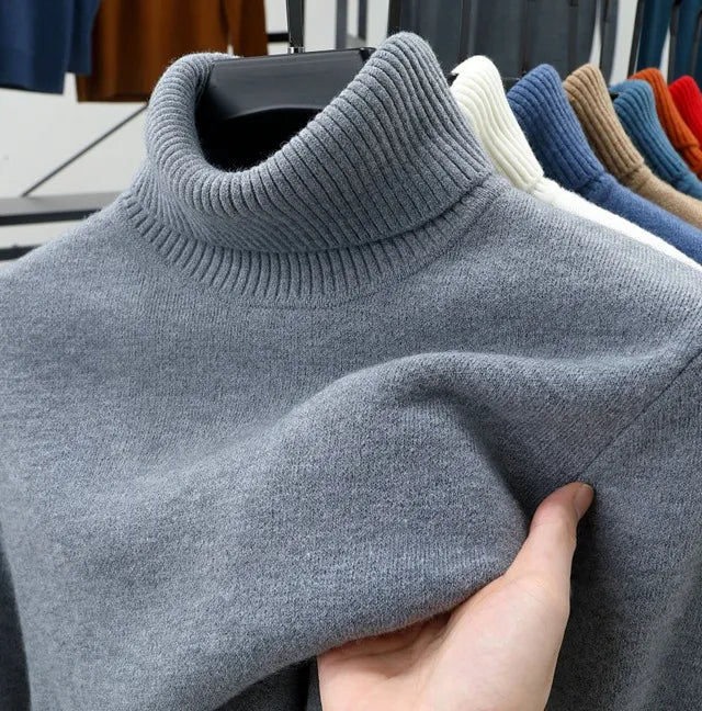 ππ LAST DAY SAVE 50% π₯ Men's Pullover Turtleneck Cashmere Sweater