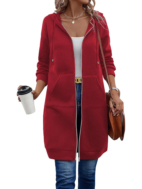 π₯β¨ Women's Zip-Up Fleece Hoodies
