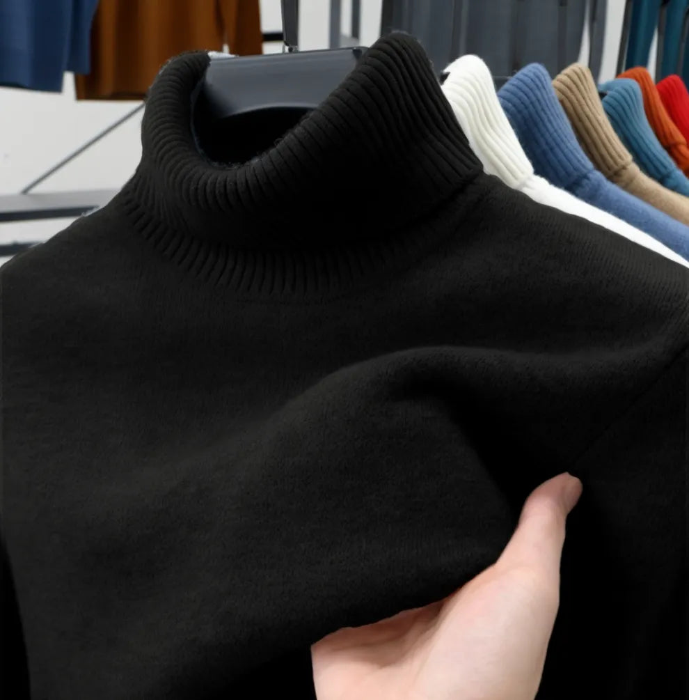 ππ LAST DAY SAVE 50% π₯ Men's Pullover Turtleneck Cashmere Sweater