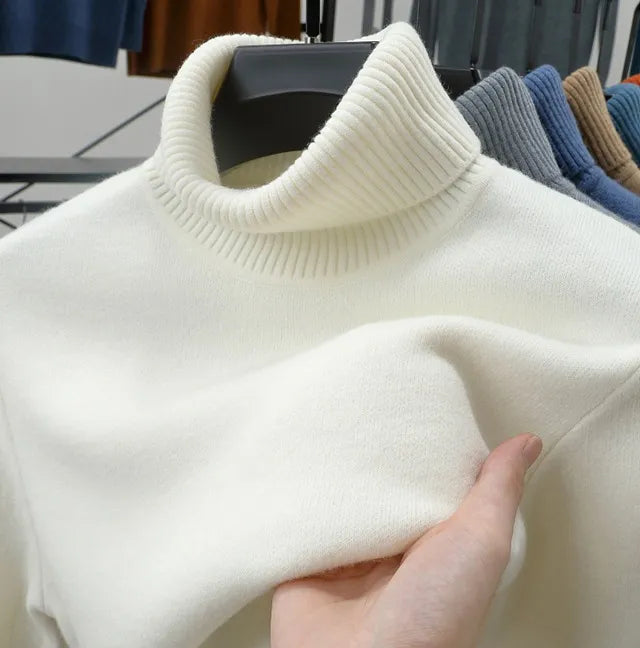 ππ LAST DAY SAVE 50% π₯ Men's Pullover Turtleneck Cashmere Sweater
