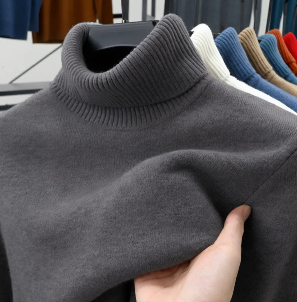 ππ LAST DAY SAVE 50% π₯ Men's Pullover Turtleneck Cashmere Sweater