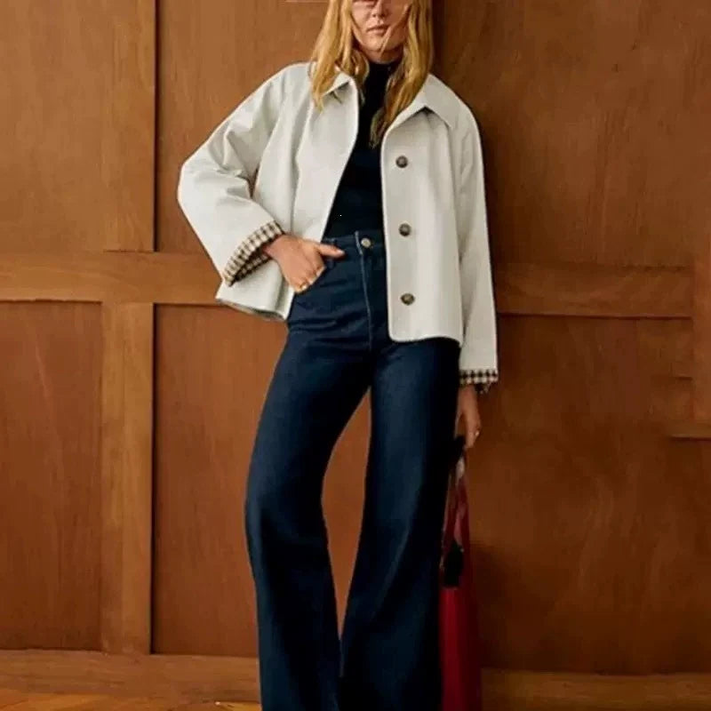 π¨ LIMITED TIME: 50% OFF β Women's Cropped Trench Coat