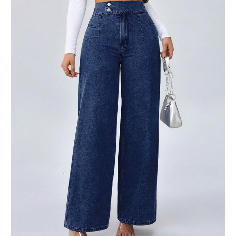 🎁2026 New Arrivals 50% OFF💥Women's High-Waist Wide-Leg Jeans
