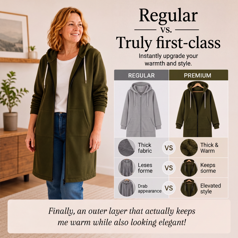 π₯β¨ Women's Zip-Up Fleece Hoodies
