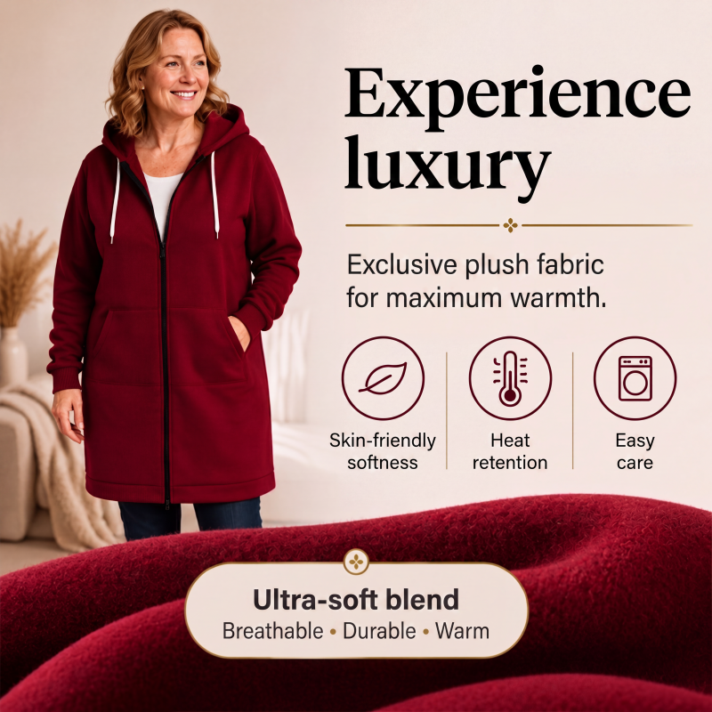 π₯β¨ Women's Zip-Up Fleece Hoodies