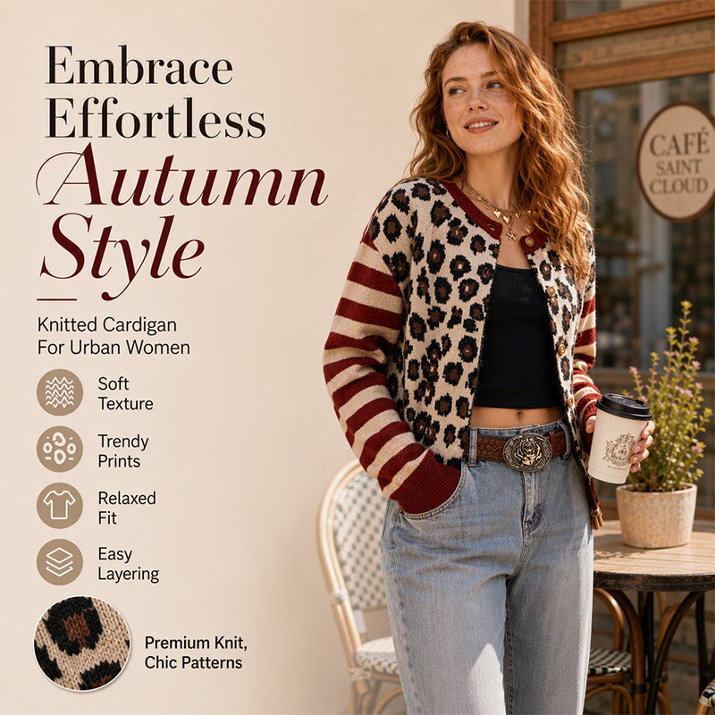 π₯ FINAL HOURS β Women's Leopard Print Cardigan | Chic & Cozy Everyday Style