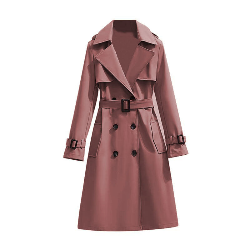 Drapes evenly, exudes enduring elegance—a high-quality, timeless trench coat🧥✨