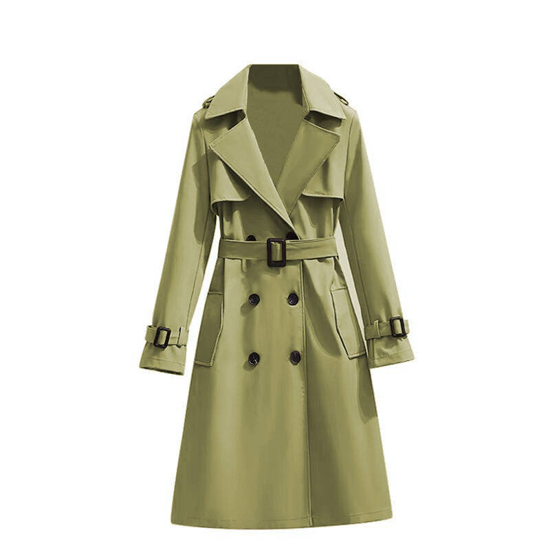 Drapes evenly, exudes enduring elegance—a high-quality, timeless trench coat🧥✨