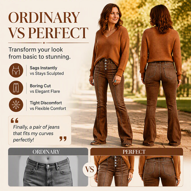 π β¨ Women's High-Waisted Stretch Flare Jeans