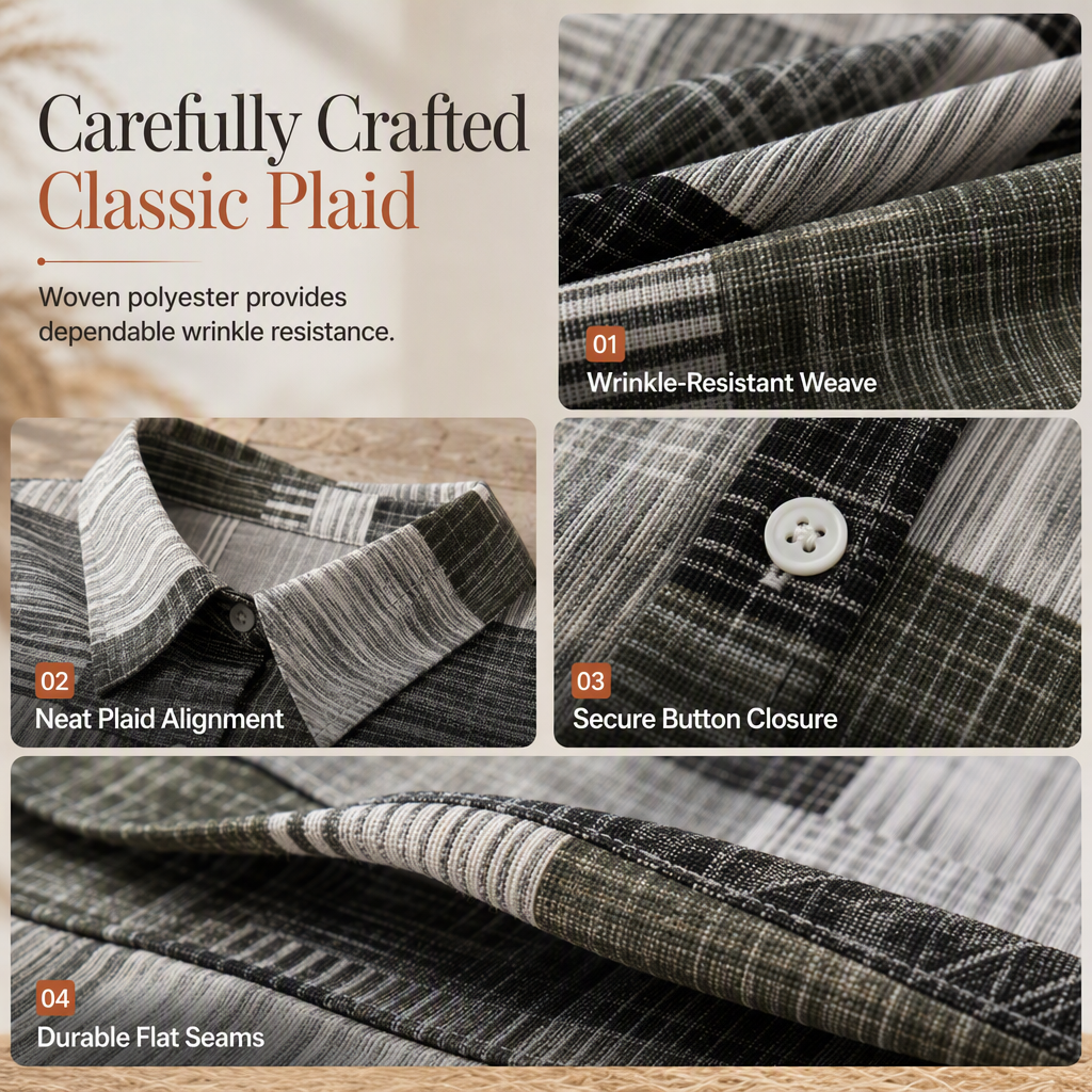 π₯ FINAL HOURS β Women's Plaid Shirt Jacket | Loose Fit Long Sleeve Layer for Everyday Comfort