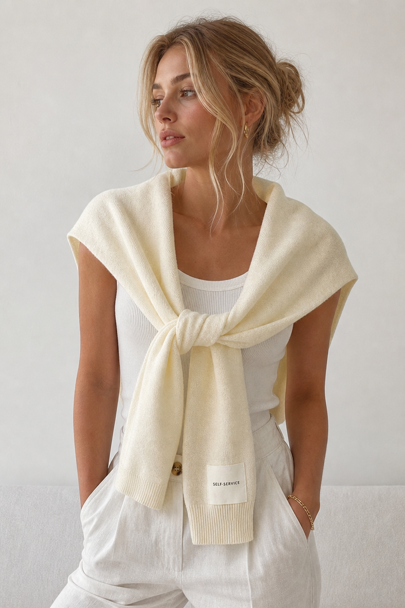 🌸🌸Women Solid Color Knit Shawl