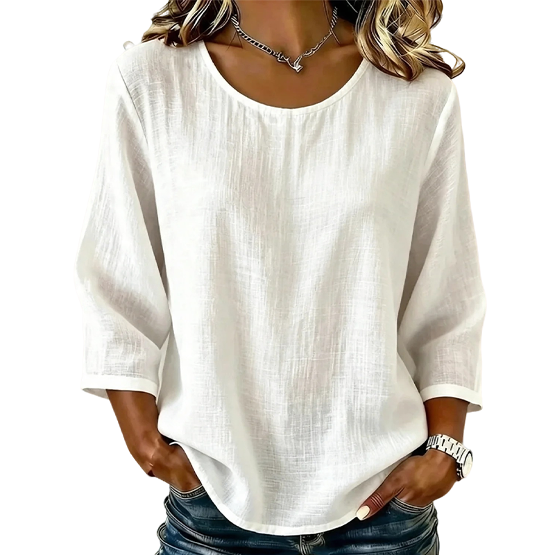 🔥 FINAL HOURS — Women's Classic 3/4 Sleeve Top | Soft Cotton Feel & Versatile Everyday Style