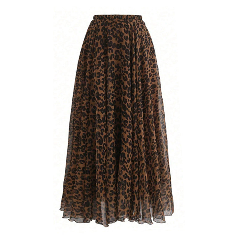 🔥 FINAL HOURS — Women's Print A-Line Maxi Skirt | Flowy Silhouette & Flattering Everyday Style