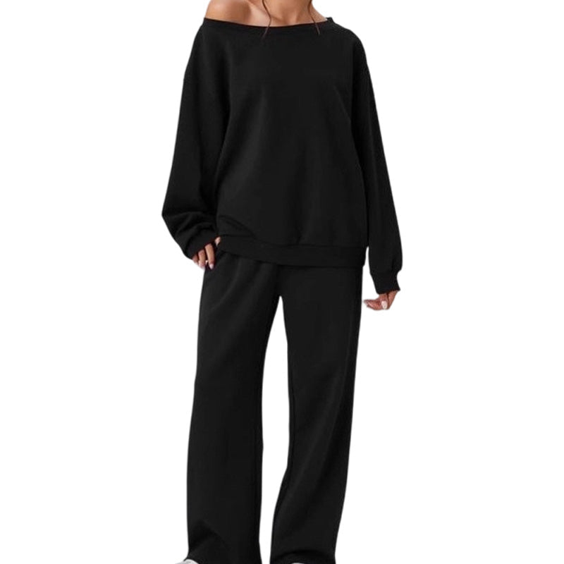 🔥 FINAL HOURS — Women's Sweatshirt & Sweatpants 2-Piece Set | Cozy Everyday Comfort