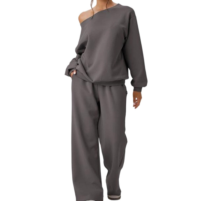 🔥 FINAL HOURS — Women's Sweatshirt & Sweatpants 2-Piece Set | Cozy Everyday Comfort