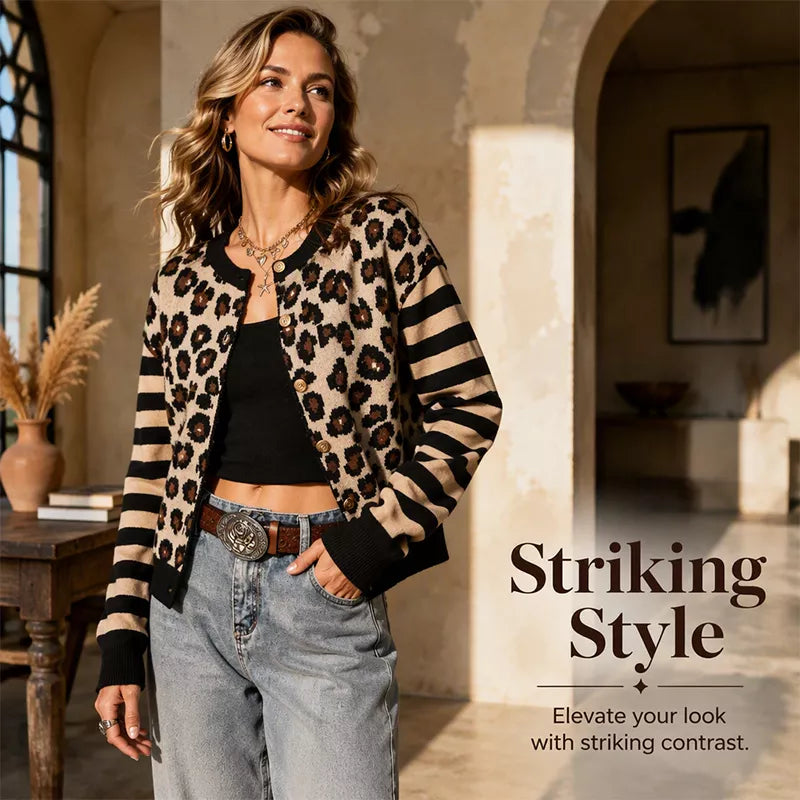 🔥 FINAL HOURS — Women's Leopard Print Cardigan | Chic & Cozy Everyday Style