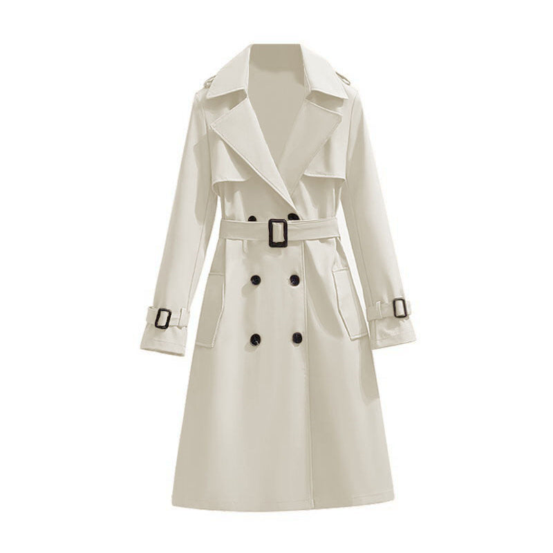 Drapes evenly, exudes enduring elegance—a high-quality, timeless trench coat🧥✨