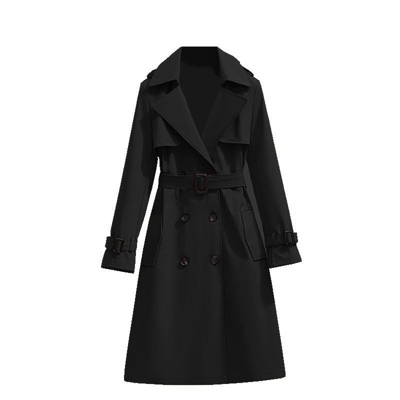 Drapes evenly, exudes enduring elegance—a high-quality, timeless trench coat🧥✨