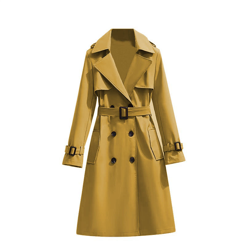 Drapes evenly, exudes enduring elegance—a high-quality, timeless trench coat🧥✨