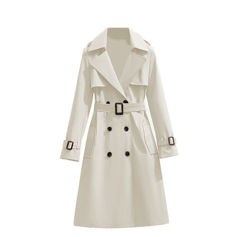 Drapes evenly, exudes enduring elegance—a high-quality, timeless trench coat🧥✨