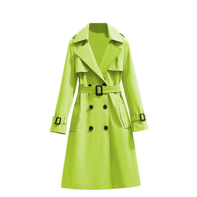 Drapes evenly, exudes enduring elegance—a high-quality, timeless trench coat🧥✨
