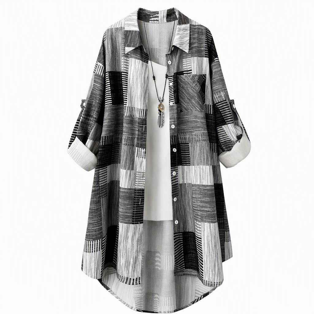 🔥 FINAL HOURS — Women's Plaid Shirt Jacket | Loose Fit Long Sleeve Layer for Everyday Comfort
