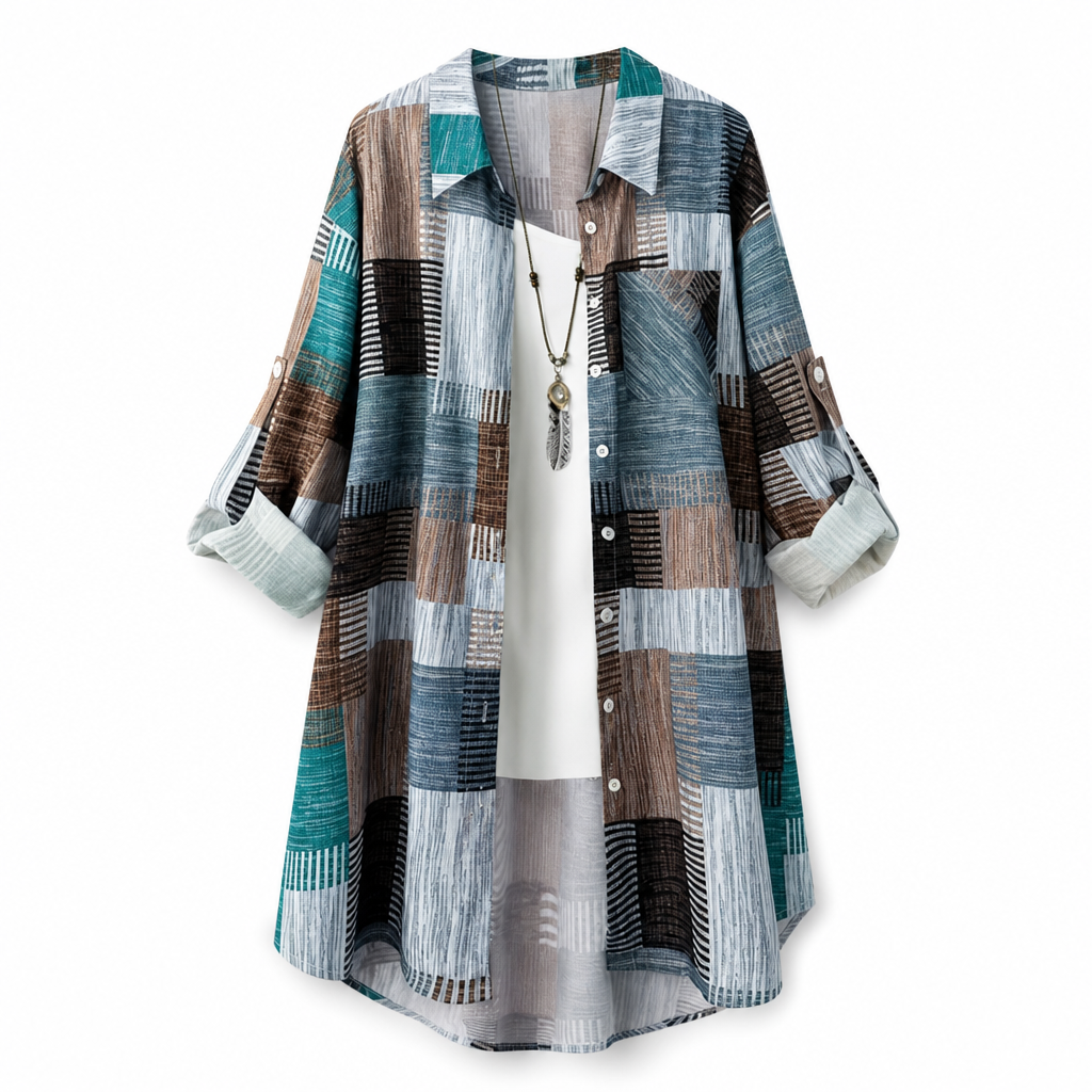 🔥 FINAL HOURS — Women's Plaid Shirt Jacket | Loose Fit Long Sleeve Layer for Everyday Comfort