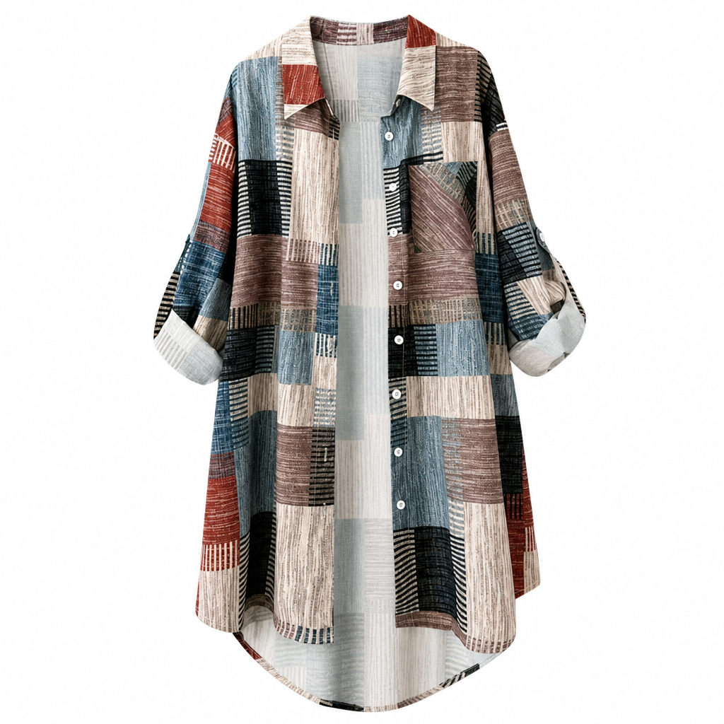 🔥 FINAL HOURS — Women's Plaid Shirt Jacket | Loose Fit Long Sleeve Layer for Everyday Comfort